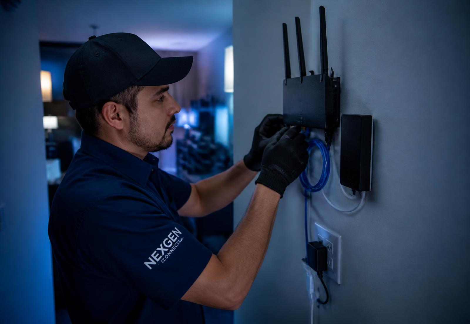Professional internet and network installation